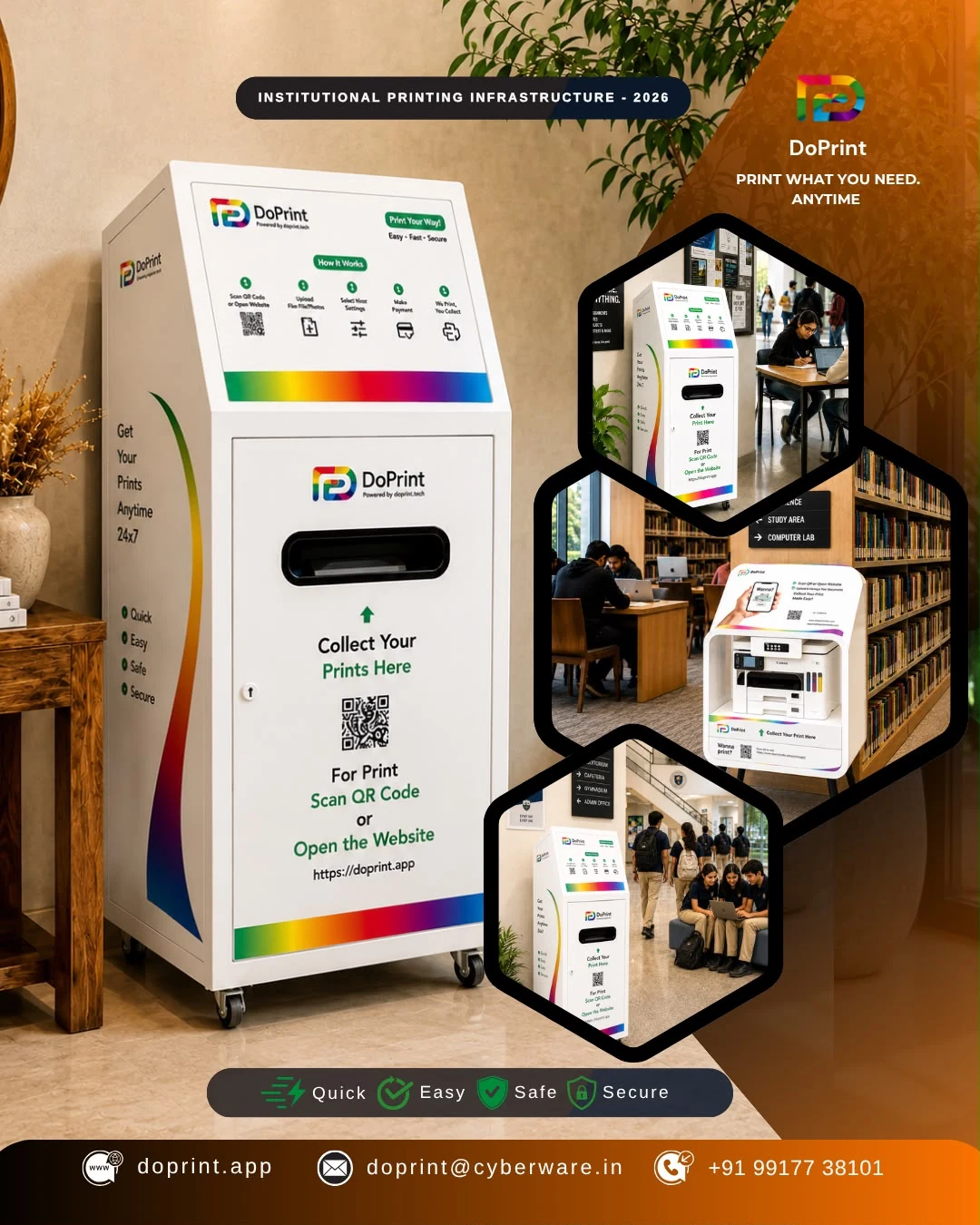 DoPrint institutional printing infrastructure brochure cover